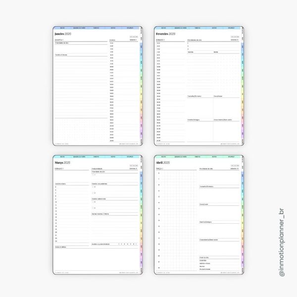 Planner Digital 2025 - Planner de Vida - Vertical (Portugais) – Image 11