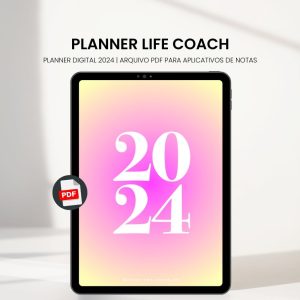 Planner Life Coach 2024 (Portugais)